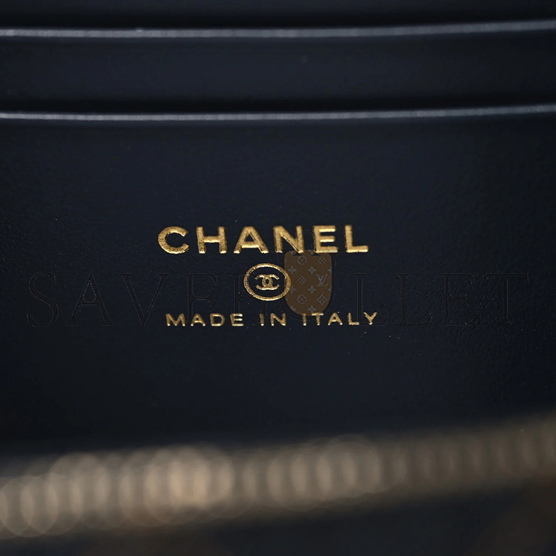 CHANEL CLASSIC LONG VANITY WITH CHAIN DENIM AP1341 (17*9.5*8cm)